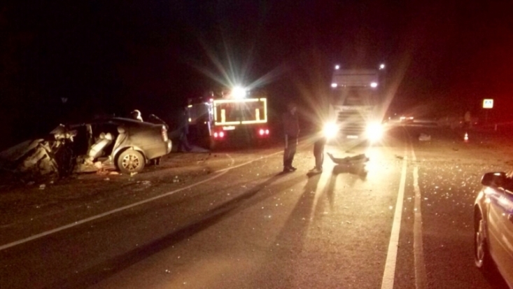 На встречной полосе столкнулись «Шкода» и большегруз «Вольво»: смертельное ДТП на трассе М-9 в Псковской области (ФОТО) - 2016-10-12 06:38:00 - 1