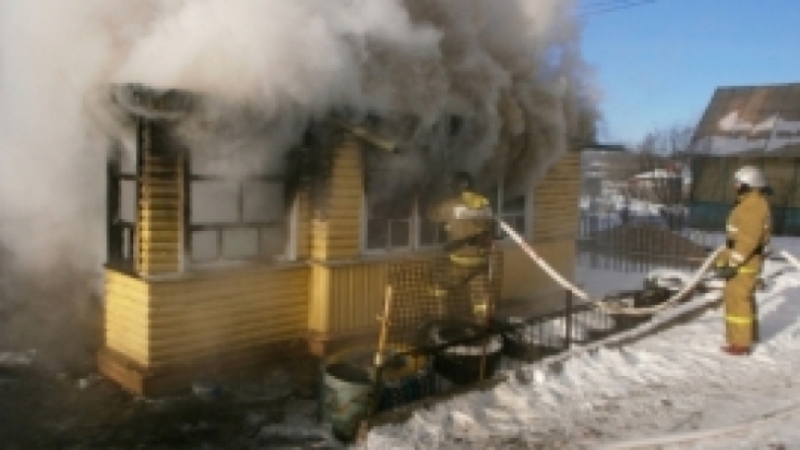 В Локнянском районе сгорел жилой дом - 2016-11-02 09:55:00 - 1