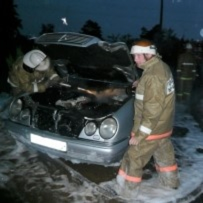 Два автомобиля горели на улице Гоголя в Великих Луках - 2017-01-13 02:11:00 - 1