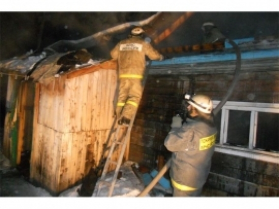 В деревне Зайково Новосокольнического района горел жилой дом - 2016-11-04 12:34:00 - 1