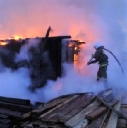 В деревне Покарево Великолукского района сгорела баня - 2016-12-10 13:31:00 - 1