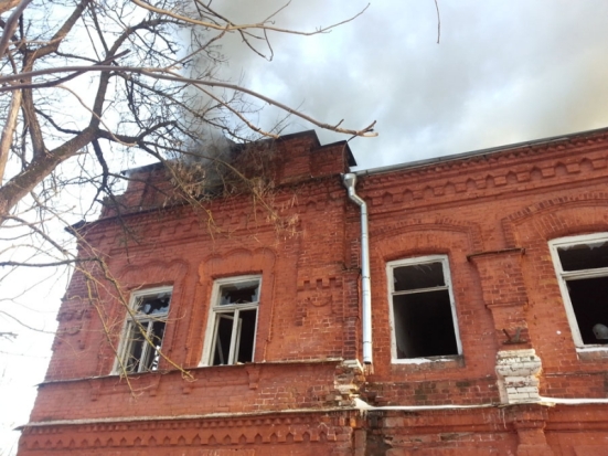 В Пскове горел объект культурного наследия федерального значения - 2016-12-24 11:11:00 - 1