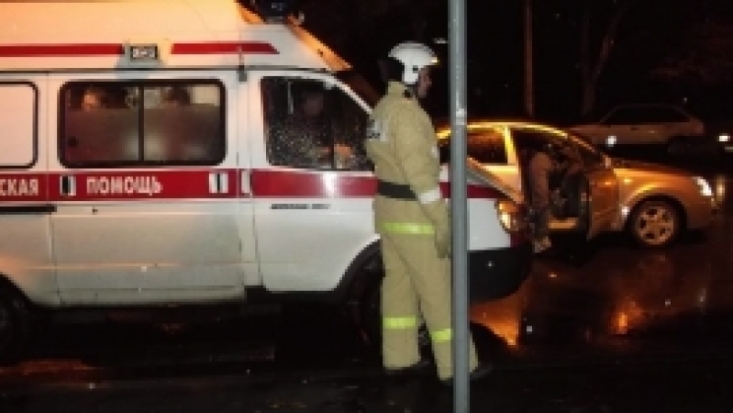 Пешеход попал под колеса легкового авто на улице Леона Поземского в Пскове - 2016-10-02 20:59:00 - 1