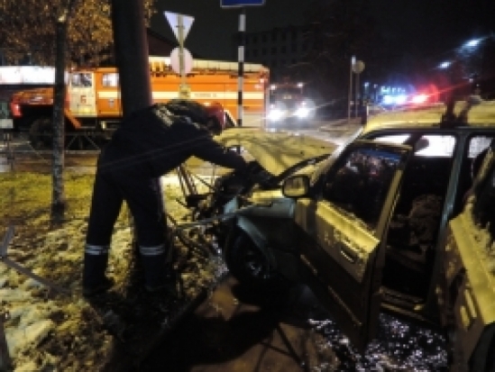 В Печорском районе легковушка попала в ДТП - 2017-02-15 06:09:00 - 1