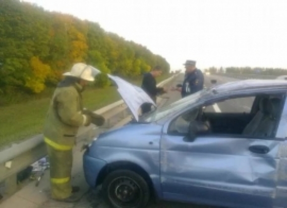 Легковушка попала в аварию на дороге Любовец – Никандрова пустынь - 2017-06-18 18:09:00 - 1