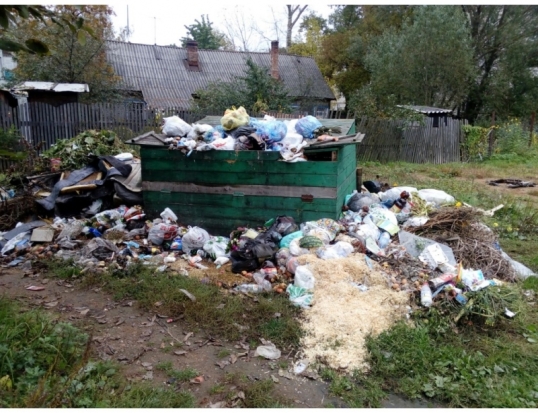 Почему управляющая компания не вывозит мусор от домов великолучан даже раз в неделю? (+ фото) - 2016-09-28 21:57:00 - 1