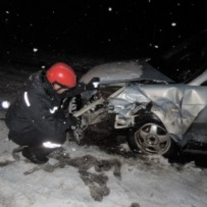 Пешехода на улице Труда в Пскове сбил легковой автомобиль - 2017-01-18 20:56:00 - 1