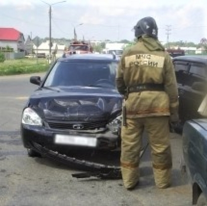 Легковой автомобиль попал в аварию в Новосокольническом районе - 2017-09-13 20:32:00 - 1