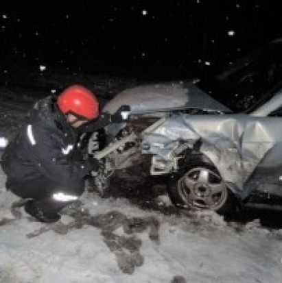 В Павицах Порховского района произошло ДТП - 2017-01-07 12:44:00 - 1