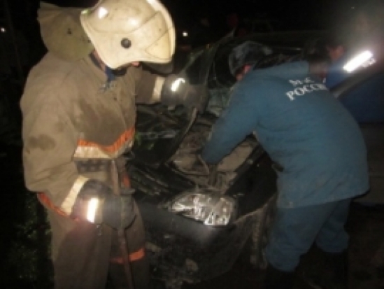 На 493-м километре трассы М-20 легковушка попала в ДТП - 2017-02-02 06:55:00 - 1