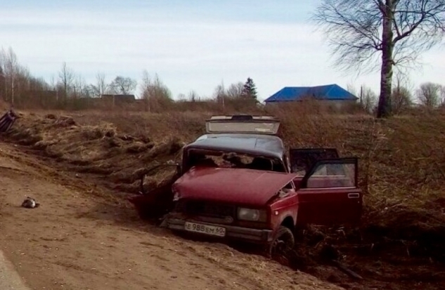 Водитель с трехдневным опытом вождения совершил в Псковской области ДТП с двумя пострадавшими (ФОТО) - 2017-03-17 14:51:00 - 1