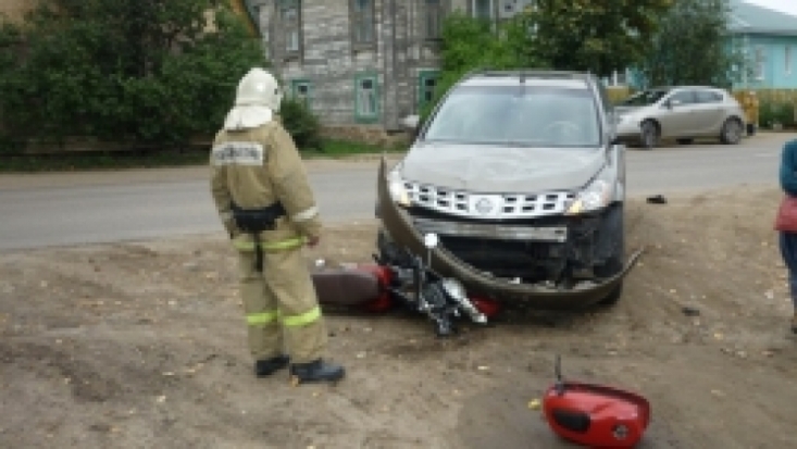 В Острове в ДТП попал мотоциклист - 2017-05-27 12:09:00 - 1