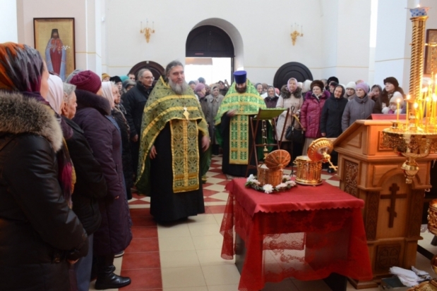 Встретить ковчег с частицей мощей преподобного Серафима Саровского пришли сотни великолучан - 2017-01-16 10:09:00 - 1