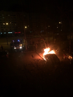 В Пскове подожгли автомобиль индивидуального предпринимателя - 2017-03-25 11:11:00 - 1