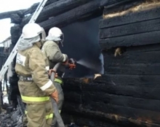 В деревне Страшницы Порховского района локализован пожар в жилом доме - 2017-07-11 18:16:00 - 1