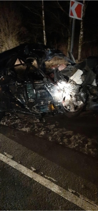 3 человека погибли при столкновение фуры и «Ауди» в Островском районе (ФОТО) - 2020-03-19 08:36:00 - 1