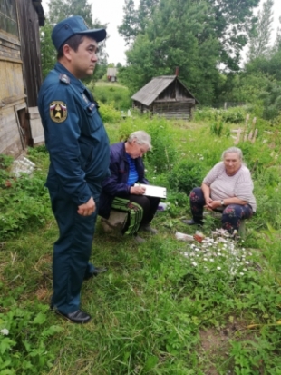 Сотрудники МЧС провели профилактический рейд в Порховском районе - 2019-07-11 20:56:00 - 1