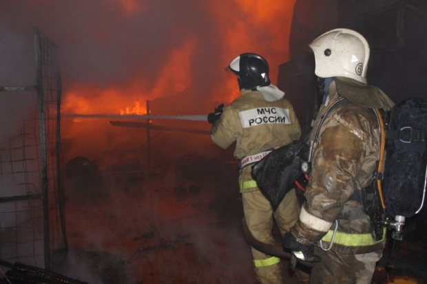 В Пыталовском районе загорелся ангар - 2020-01-12 11:47:00 - 1