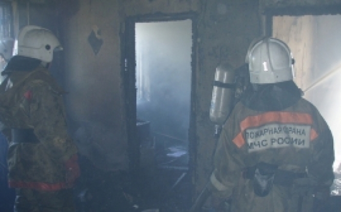 В Пушкинских Горах ликвидировали пожар в жилом доме - 2019-11-22 07:05:00 - 1