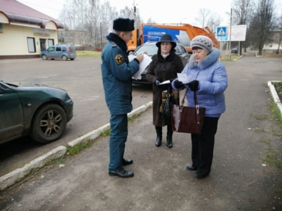 В Локнянском районе сотрудники МЧС провели профилактическую работу - 2019-11-22 08:34:00 - 1