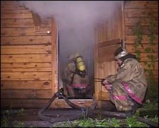 В Дновском районе тушили пожар в бане - 2020-07-13 19:36:00 - 1