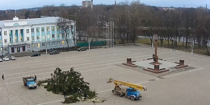 ВИДЕО: последние дни Великолукской елочки - 2020-01-22 17:14:00 - 1