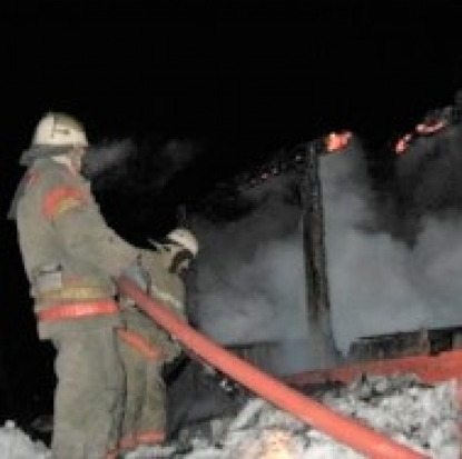 В Малой Буднице Невельского района горел жилой дом - 2017-01-20 07:29:00 - 1