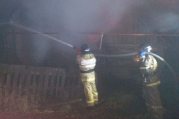 8 человек тушили баню в Псковском районе - 2019-11-22 07:31:00 - 1