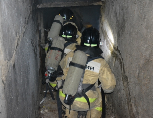 Подвальное помещение жилого дома тушили в Пскове - 2020-02-10 21:48:00 - 1