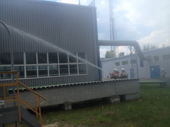 На нефтеперекачивающей станции «Великие Луки» был потушен условный пожар - 2016-05-12 16:22:00 - 1