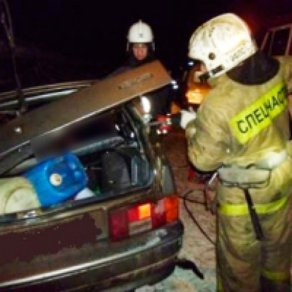 На автодороге Опочка – Дубровка столкнулись две легковушки - 2017-02-17 20:54:00 - 1