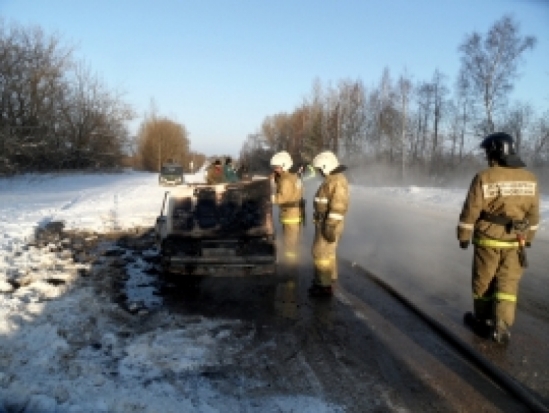 В Псковском районе горел автомобиль - 2017-01-10 15:43:00 - 1