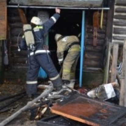 В деревне Межник Плюсского района горел жилой дом - 2017-03-23 21:13:00 - 1