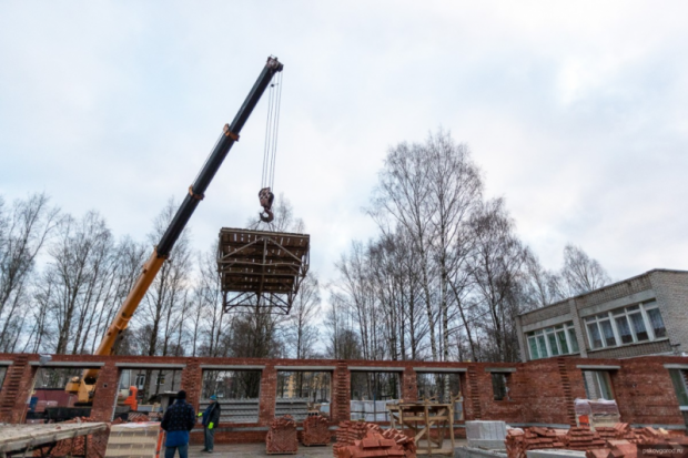 Строительство ясельной пристройки к детскому саду №25 в Пскове идет в соответствии с графиком - 2020-01-15 07:08:00 - 1