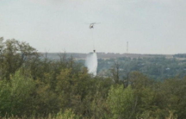 Пожар в Грачевском районе Ставропольского края тушили 227 человек и вертолет «Ми-8» - 2019-08-26 08:46:00 - 1