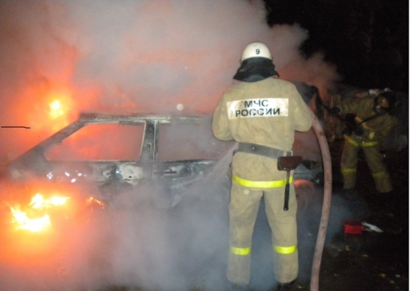 На трассе в Себежском районе загорелся автомобиль - 2020-01-18 19:17:00 - 1