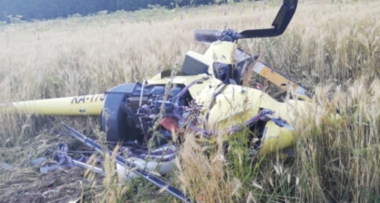 По факту жесткой посадки вертолета в Московской области возбуждено уголовное дело - 2019-07-15 12:56:00 - 1