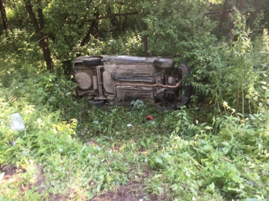 ФОТОфакт: Под Великими Луками автомобиль «Фиат» оказался в кювете - 2020-08-04 10:45:00 - 1