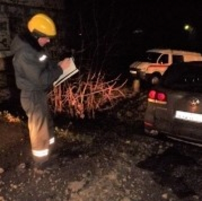 В Псковском районе легковушка попала в ДТП - 2016-12-23 08:33:00 - 1