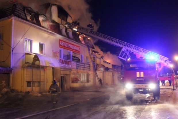 В Порхове произошел пожар в административном здании - 2020-01-13 07:36:00 - 1