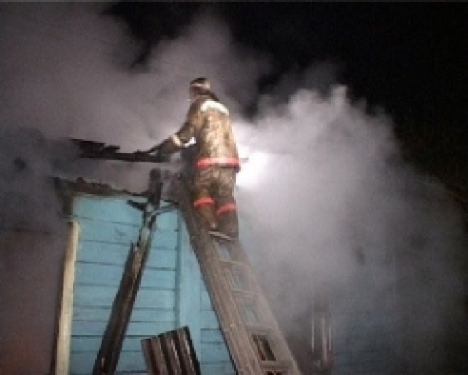 В деревне Полна Гдовского района сгорели надворные постройки - 2016-11-24 07:07:00 - 1