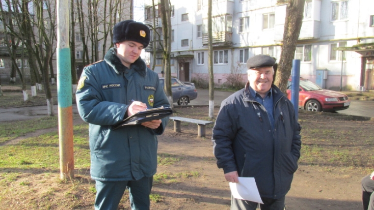 Противопожарный профилактический рейд состоялся в Пскове - 2020-01-14 06:46:00 - 1