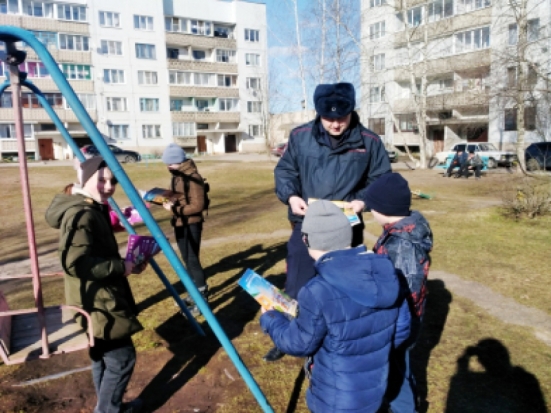В рамках операции «Безопасный двор» сотрудники Госавтоинспекции Псковской области проводят лектории по безопасности дорожного движения - 2020-03-24 19:03:00 - 1