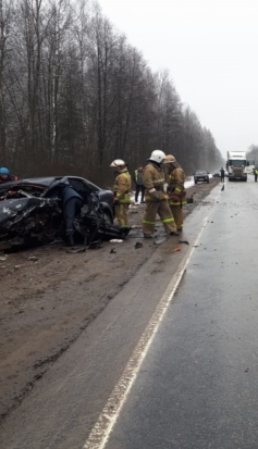 Спасатели выезжали на ДТП в Плюсском районе - 2020-02-02 12:37:00 - 1