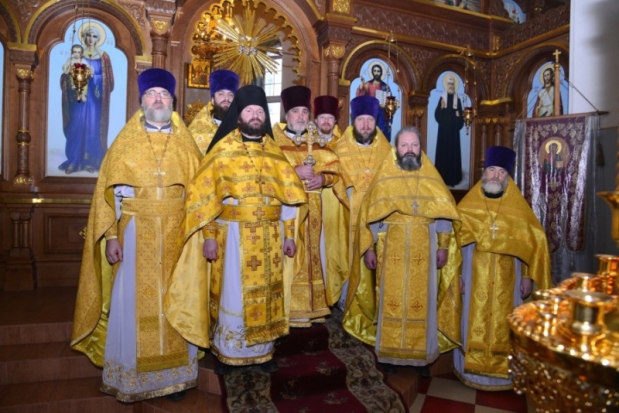 В день 155-летия со дня рождения святителя Тихона в Великих Луках состоялось соборное богослужение духовенства Великолукского церковного округа - 2020-02-02 20:07:00 - 1