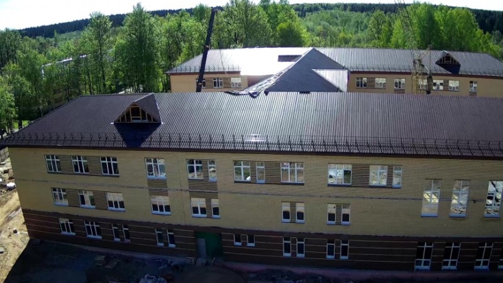 На стройплощадке Дновской школы приступили к благоустройству территории - 2019-05-16 20:34:00 - 1