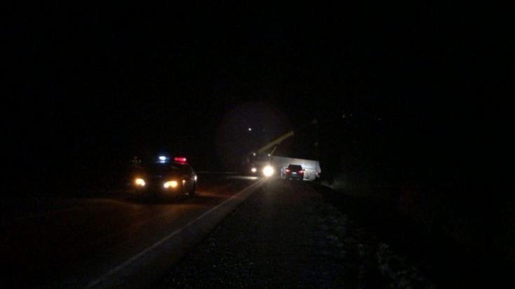 ФОТОфакт: Самосвал вылетел с трассы М-9 в Псковской области - 2020-01-23 20:24:00 - 1