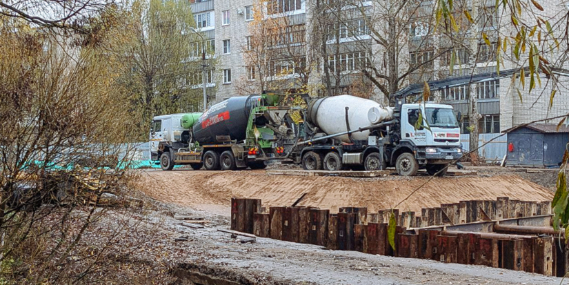 На перекрытом участке проспекта Гагарина продолжаются работы - 2024-10-28 12:06:16 - 1