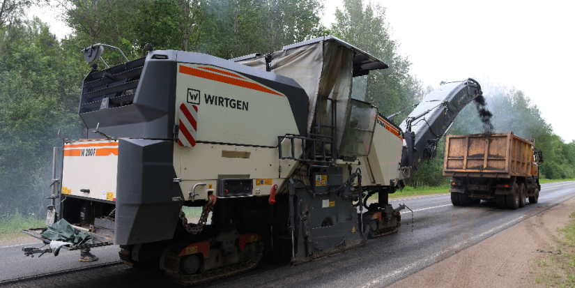 Ремонт дороги идет в Островском районе - 2025-06-18 17:35:00 - 1