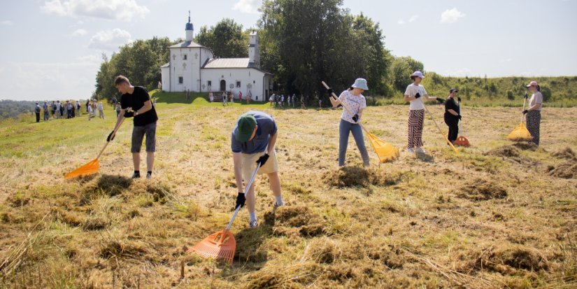 Волонтёры ПсковГУ помогли благоустроить Труворово городище в Изборске - 2025-07-29 14:05:00 - 1